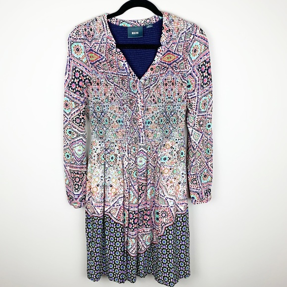 Anthropologie Maeve Tiled Amethyst Dress - Picture 2 of 13